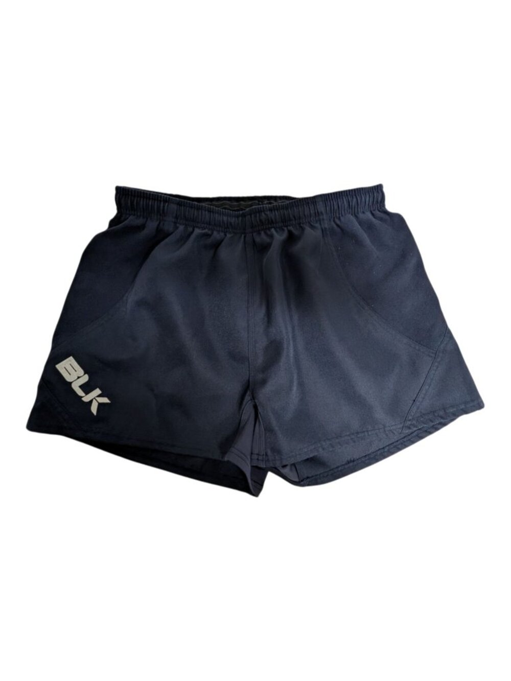 BLK T2 Mens Navy Rugby Shorts With Elastic Waistband Size L - Picture 8 of 11
